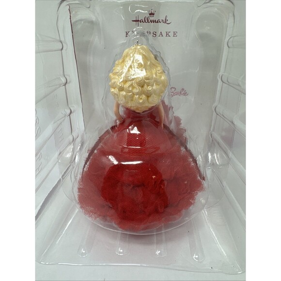 Hallmark Keepsake Holiday Barbie 4th in Series Ornament 2018 - Picture 3 of 7